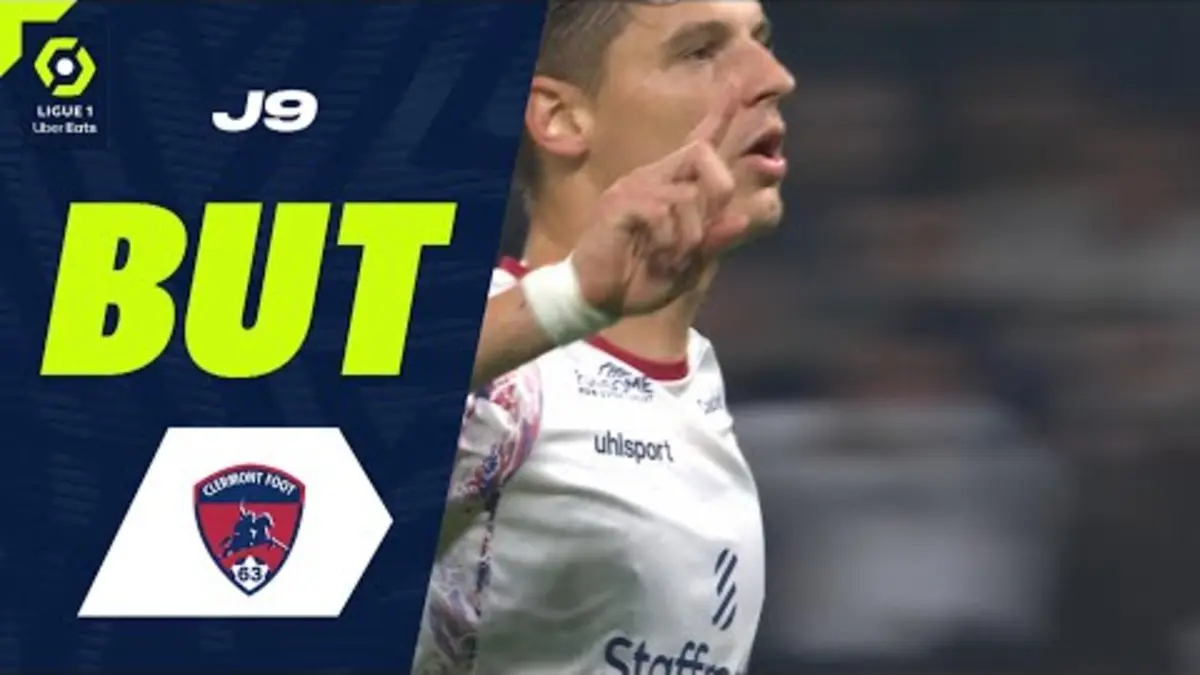 replay de But Yohann MAGNIN (35' - CF63) OLYMPIQUE LYONNAIS - CLERMONT FOOT 63 (1-2) 23/24