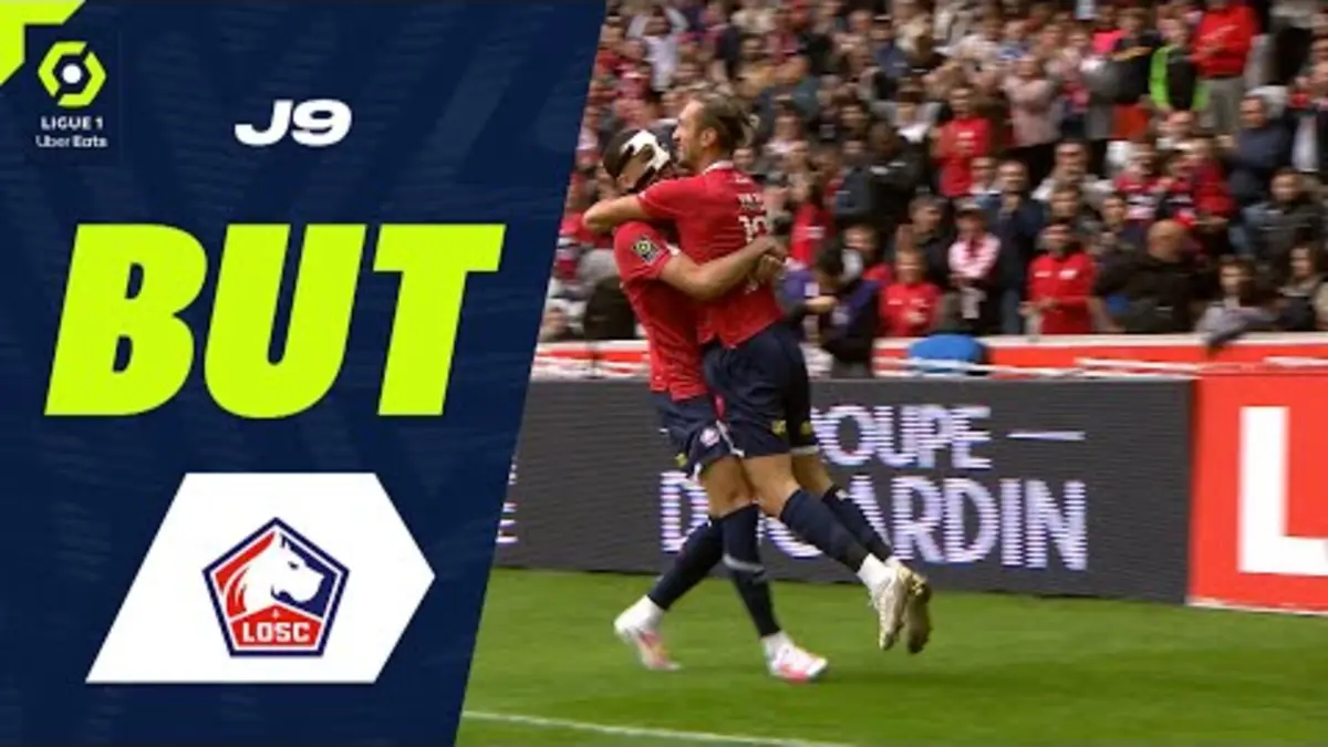 replay de But Yusuf YAZICI (6' - LOSC) LOSC LILLE - STADE BRESTOIS 29 (1-0) 23/24