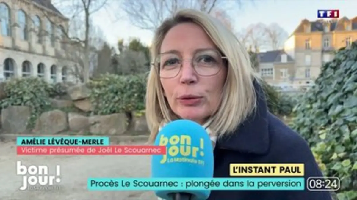 replay de "C'est la haine, le dégoût", une victime présumée de Joël Le Scouarnec raconte les premiers jours de procès