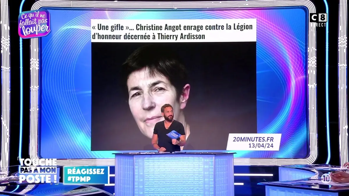 replay de "C’est une gifle" : Christine Angot indignée par la remise de la Légion d’Honneur à Thierry Ardisson