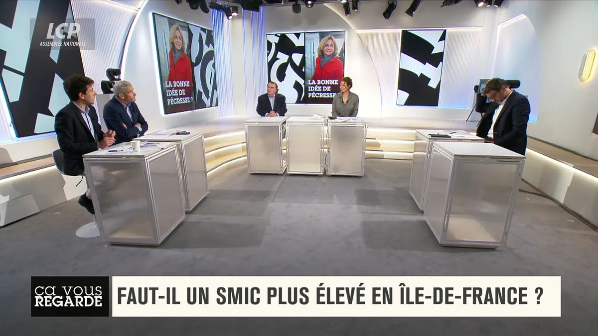 replay de Ça vous regarde - Faut-il un SMIC plus élevé en Île-de-France ?