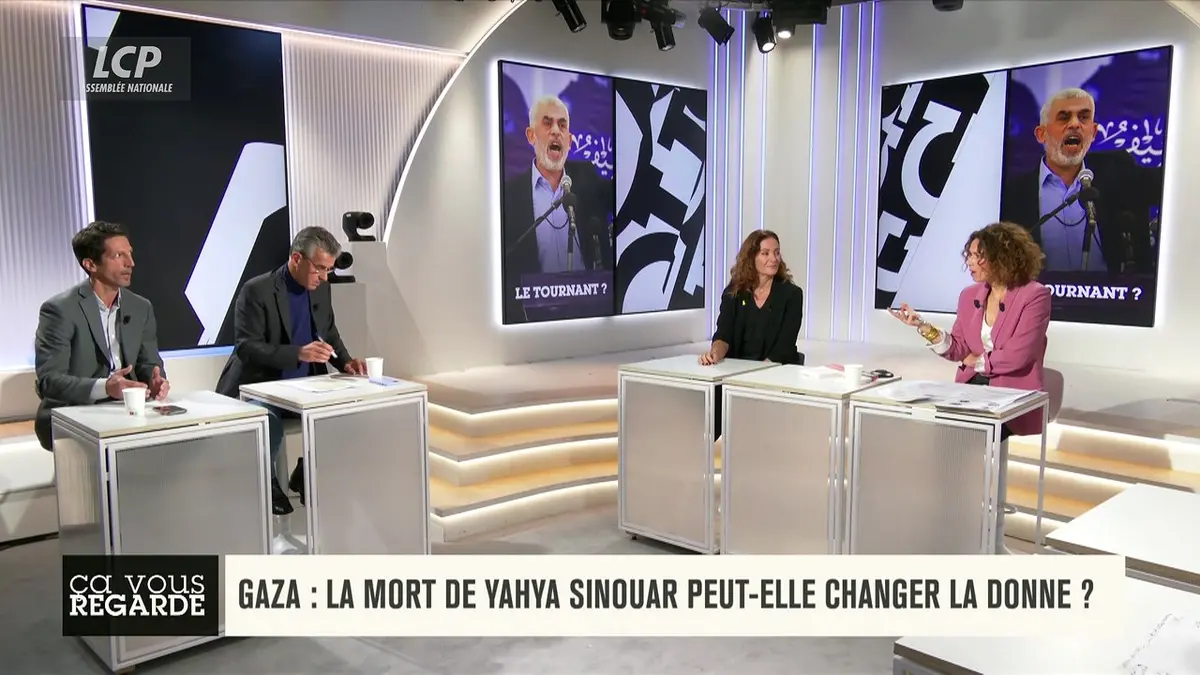 replay de Ça vous regarde - Gaza : la mort de Yahya Sinouar change-t-elle la donne ?