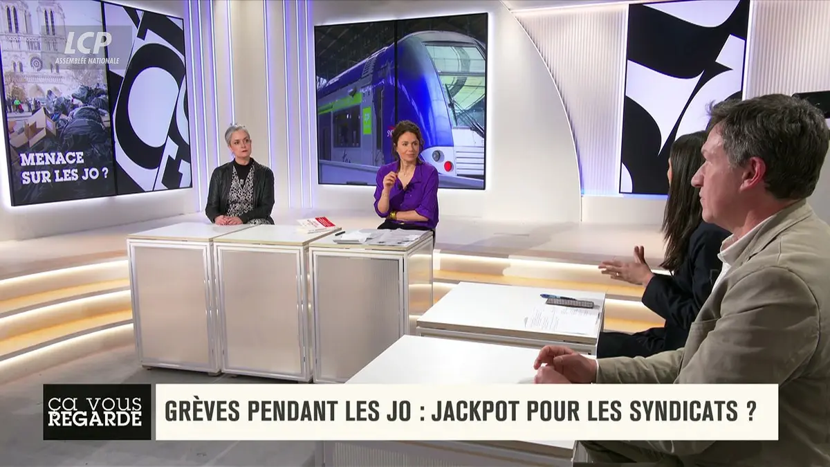 replay de Ça vous regarde - Grève pendant les JO : jackpot pour les syndicats ?