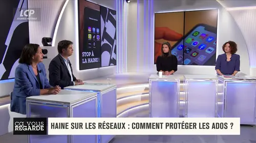 replay de Ça vous regarde - Haine sur les réseaux : comment protéger les ados ?