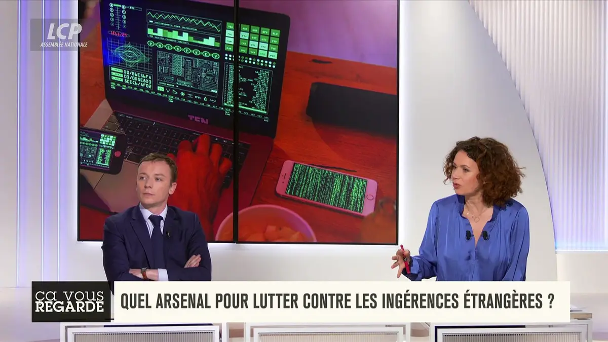 replay de Ça vous regarde - Quel arsenal pour lutter contre les ingérences étrangères ?