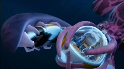 Sous les mers S01E10 Calmar colossal