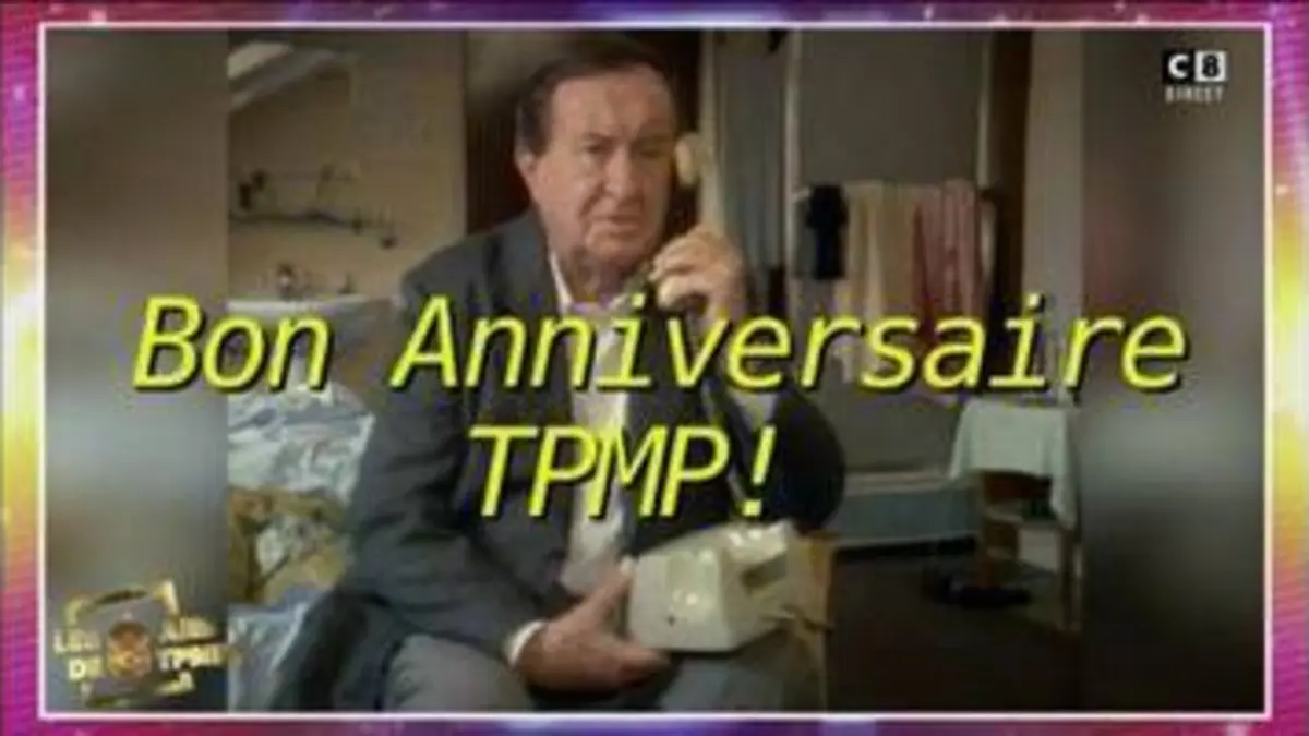 replay de Camille Combal : l'inspecteur Derrick spécial 8 ans de TPMP !