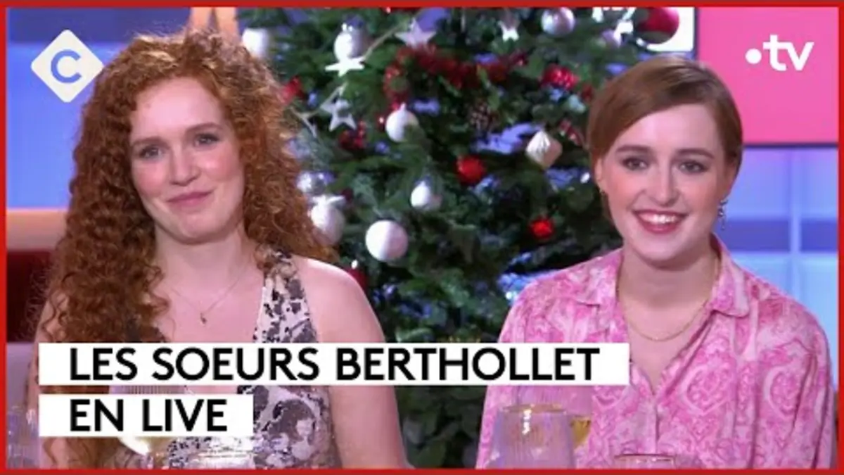 replay de Camille et Julie Berthollet, soeurs prodiges de la musique classique - C à Vous - 04/01/2024