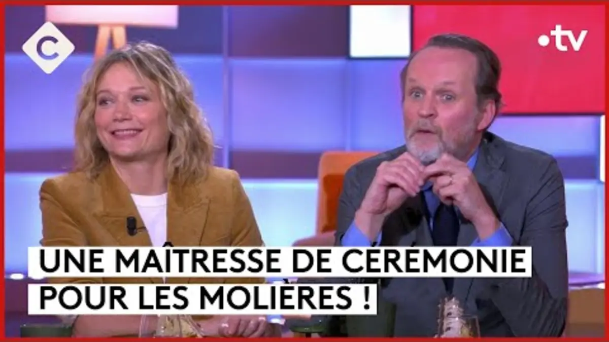 replay de Caroline Vigneaux & Jean-Marc Dumontet : vive les Molières ! - C à Vous - 29/04/2024