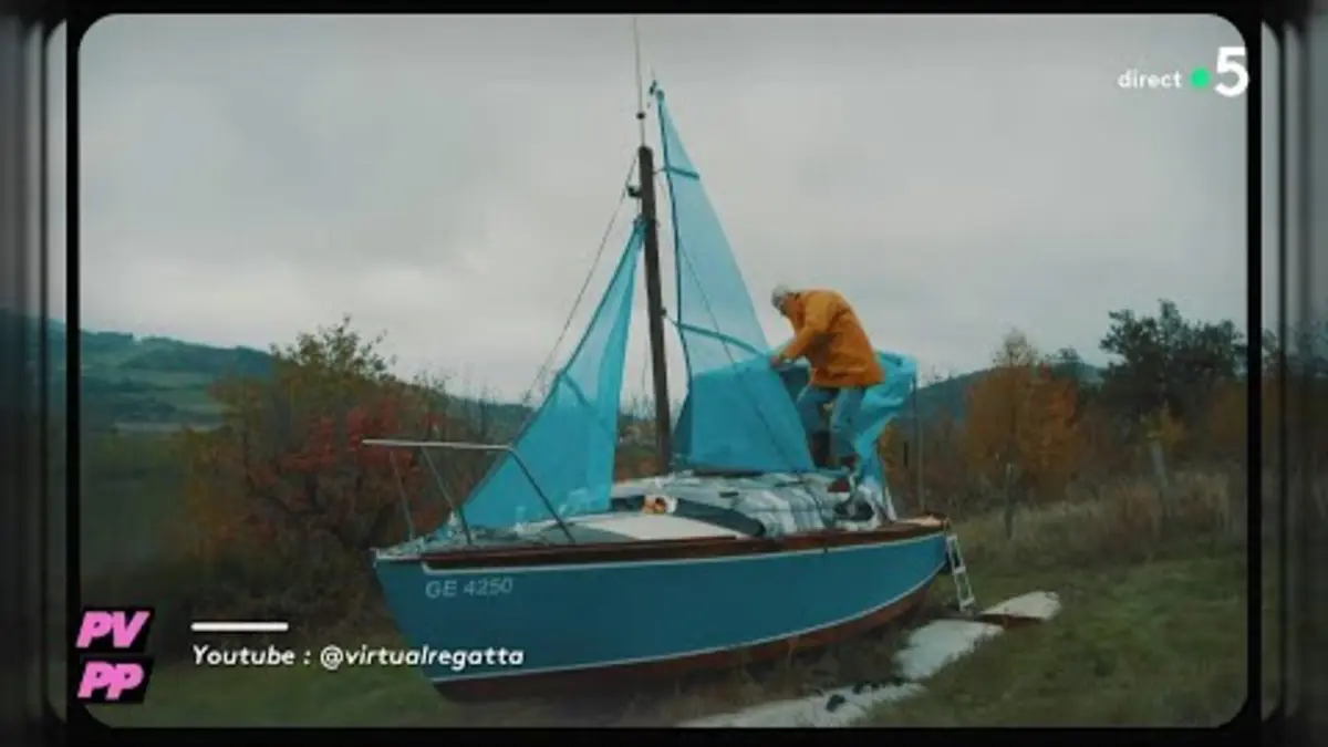 replay de Ce retraité fait le Vendée Globe… depuis son jardin ! - PVPP de Mohamed Bouhafsi - C à vous