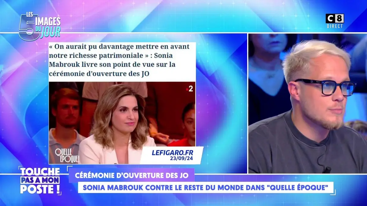 replay de Cérémonie d'ouverture des JO : Sonia Mabrouk contre le reste du monde dans "Quelle époque"
