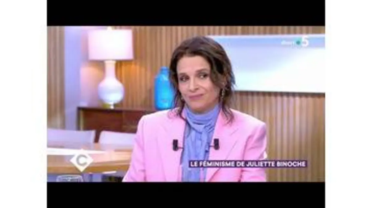 replay de César 2020 : le féminisme de Juliette Binoche - C à Vous – 03/03/2020
