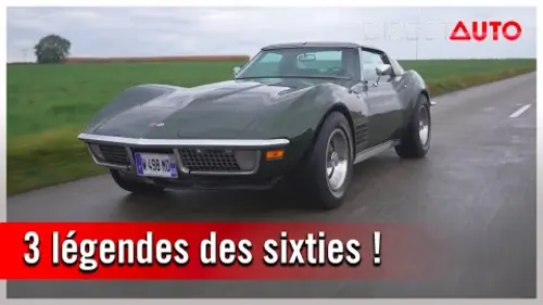 replay de Challenger, Corvette, Firebird : 3 légendes des sixties !