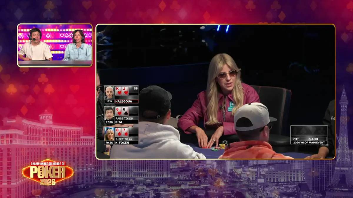Championnat du monde de poker 2026 : Émission 1