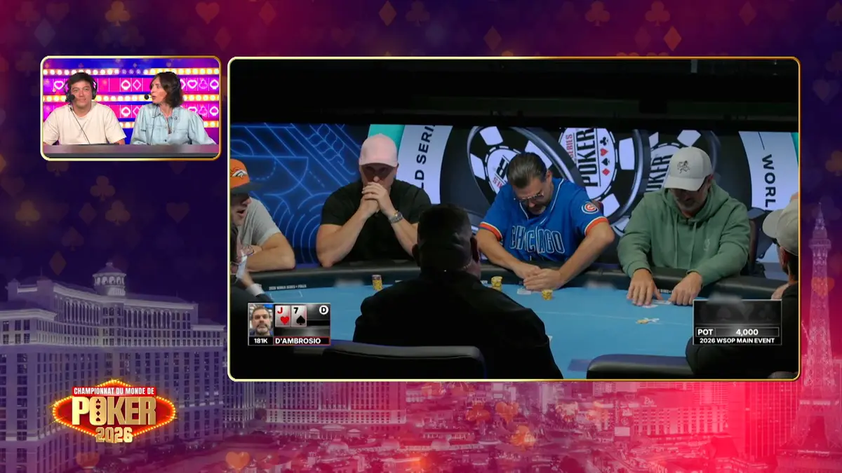 Championnat du monde de poker 2026 : Émission 2