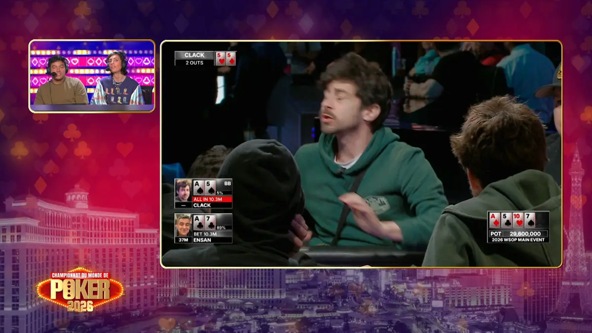 Championnat du monde de poker 2026 : Émission 4