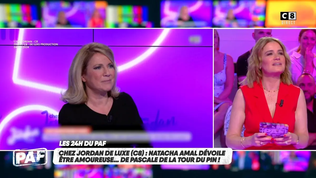 replay de Chez Jordan De Luxe, Natacha Amal dévoile être amoureuse de Pascal de La Tour du Pin