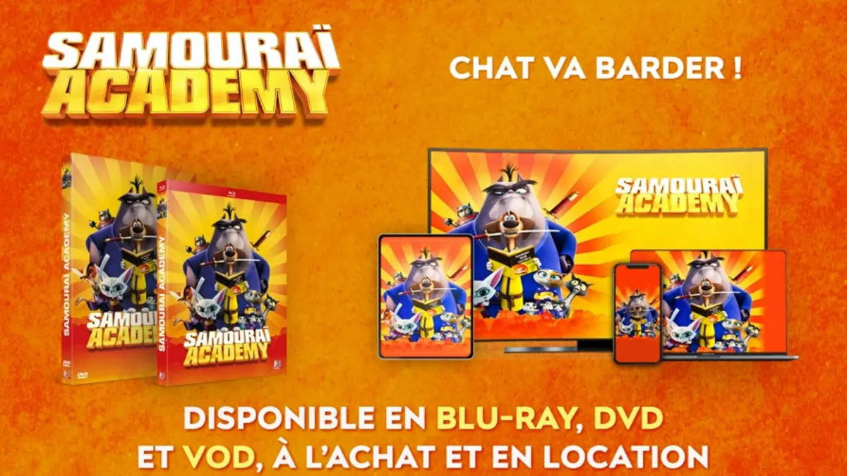 replay de Cinésix : Samouraï Academy - disponible en DVD, Blu-ray, VOD