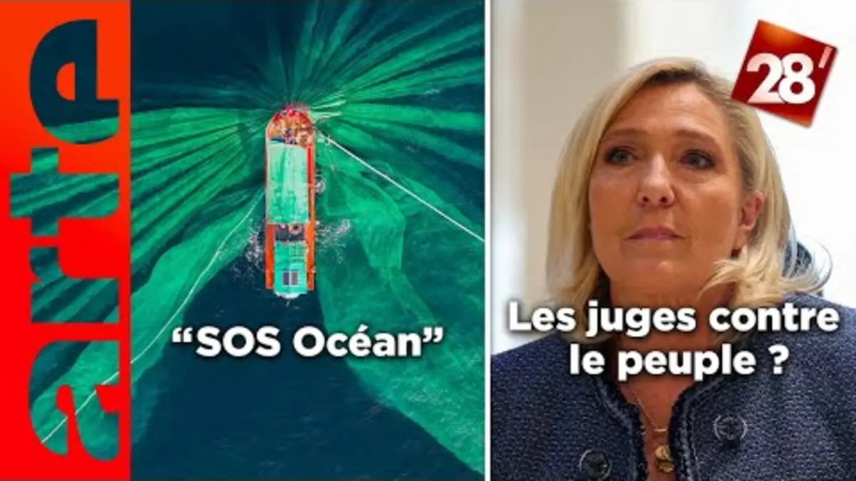 replay de Claire Nouvian / Marine Le Pen condamnée : les juges contre le peuple ? | 28 minutes | ARTE