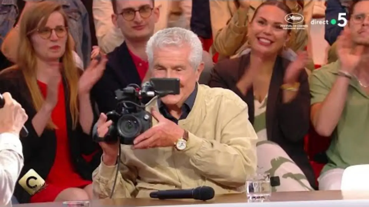 replay de Claude Lelouch, une homme et une palme - C à Vous - 15/05/2024