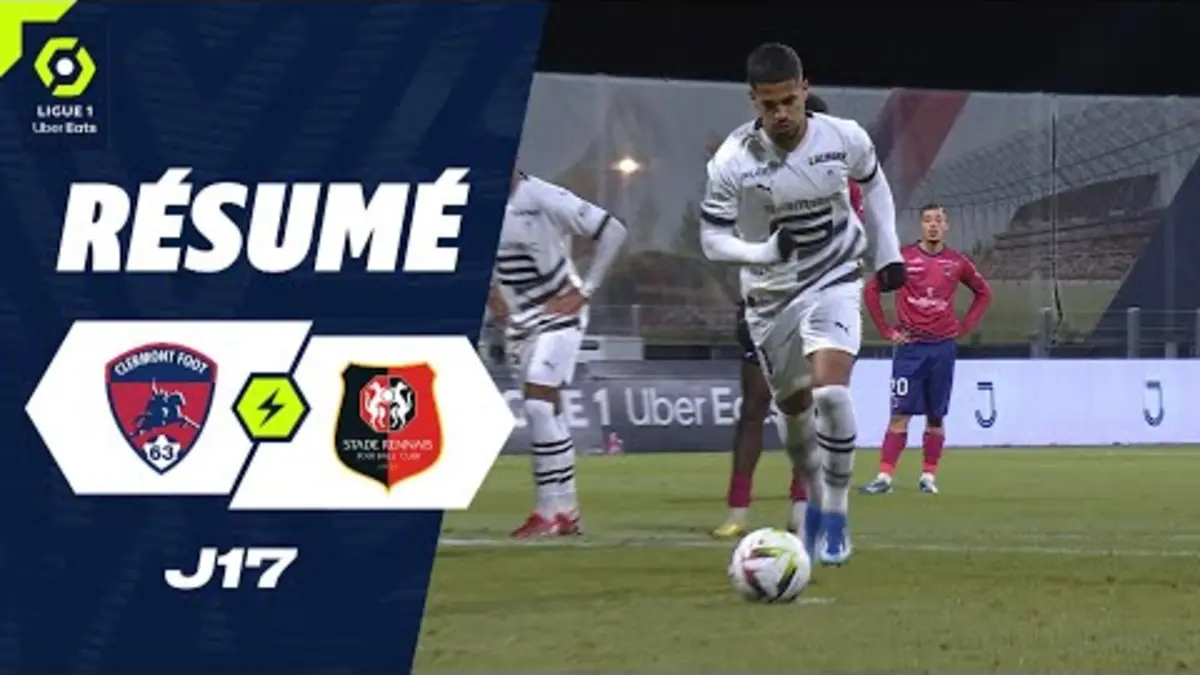 replay de CLERMONT FOOT 63 - STADE RENNAIS FC (1 - 3) - Résumé - (CF63 - SRFC) / 2023-2024