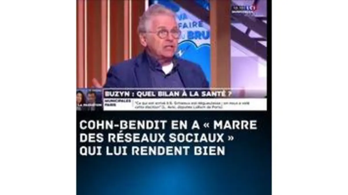 replay de Cohn-Bendit craque en Direct ! « J’en ai marre des réseaux sociaux, des réseaux sociaux, ...il y a tellement de Cons sur les Réseaux sociaux»