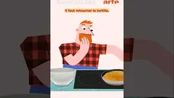 ? Comment bien retourner la tortilla ? #karambolage #espagne #tortilla