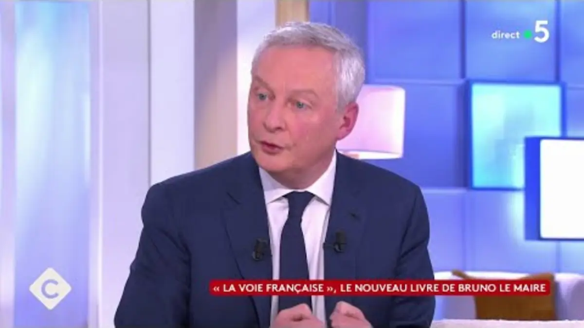 replay de Comment financer notre modèle social ? - Bruno Le Maire - C à vous - 19/03/2024
