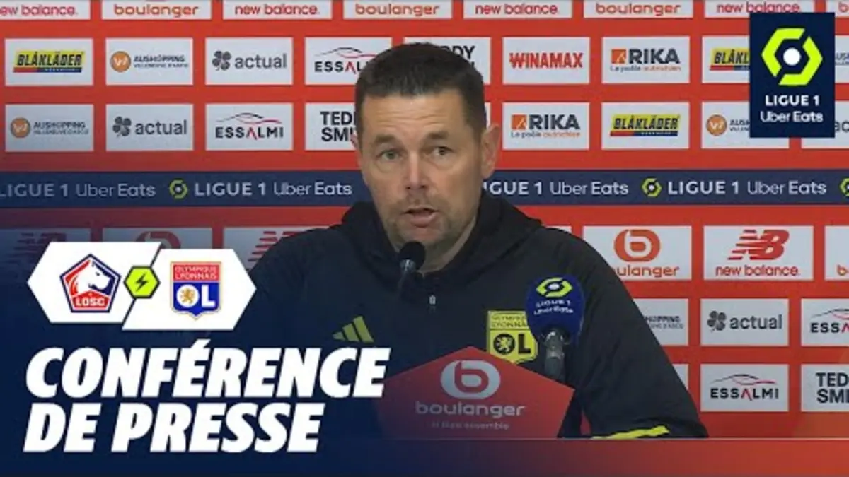 replay de Conférence de presse LOSC LILLE - OLYMPIQUE LYONNAIS (3-4) / 2023-2024