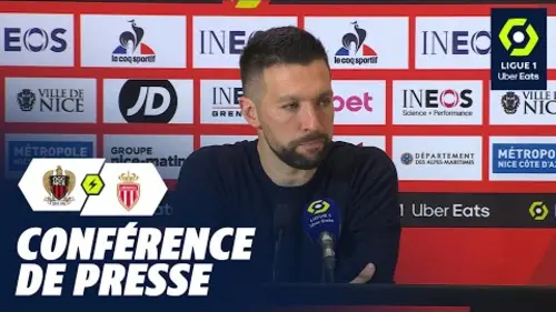 replay de Conférence de presse OGC NICE - AS MONACO (2-3) / 2023-2024