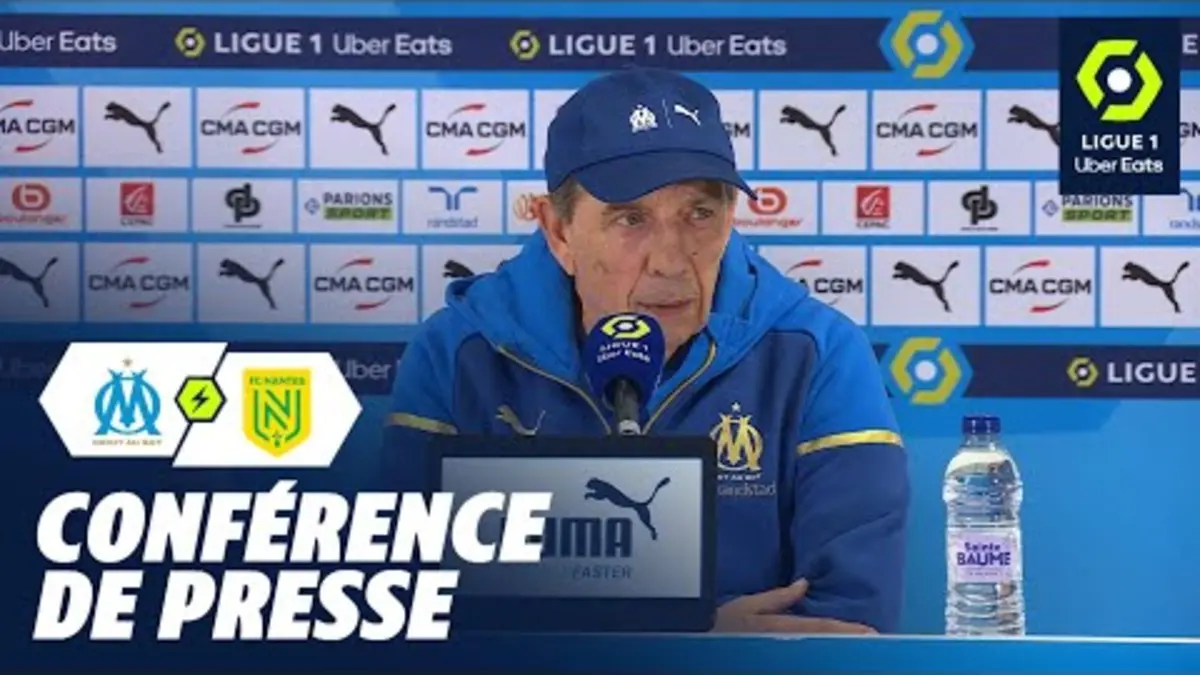 replay de Conférence de presse OLYMPIQUE DE MARSEILLE - FC NANTES (2-0) / 2023-2024