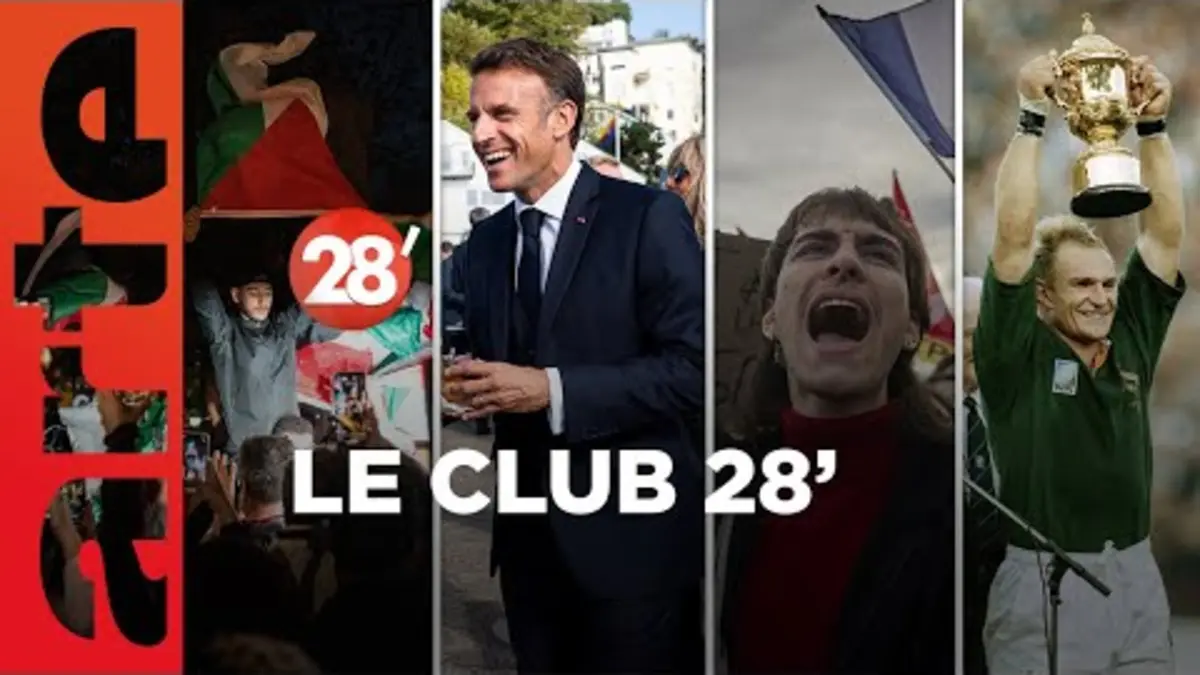 replay de Conflit israélo-palestinien, inflation, Coupe du monde du rugby : le Club 28' ! - 28 Minutes - ARTE
