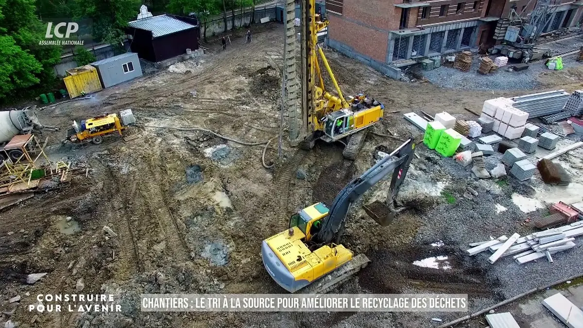 replay de Construire pour l'avenir - Chantiers : le tri à la source pour améliorer le reyclage des déchets