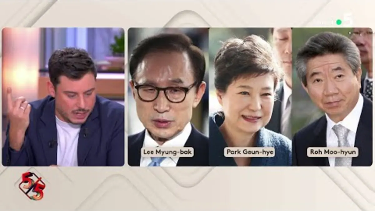 replay de Corée du Sud : le président sur la sellette - Le 5/5 - C à Vous
