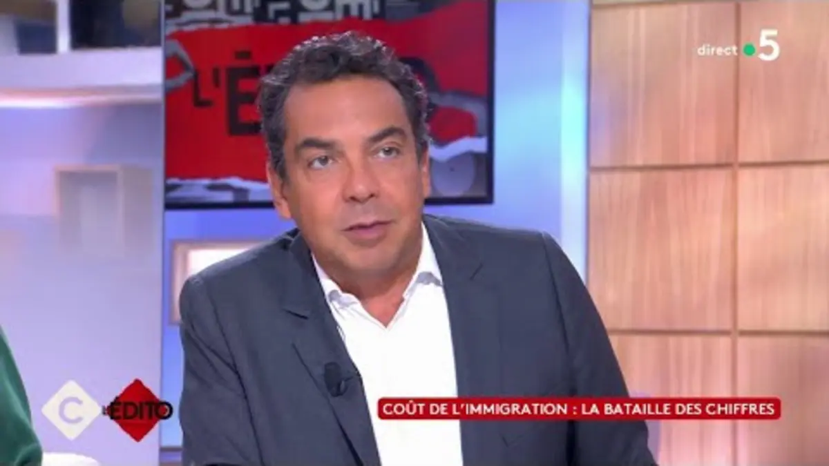 replay de Coût de l’immigration : la bataille des chiffres - L’Édito de Patrick Cohen - C à vous - 13/09/2023
