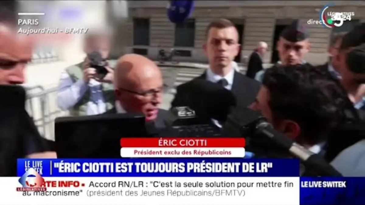 replay de Crise chez LR : Ciotti poussé vers la sortie - La Story - C à Vous - 13/06/2024