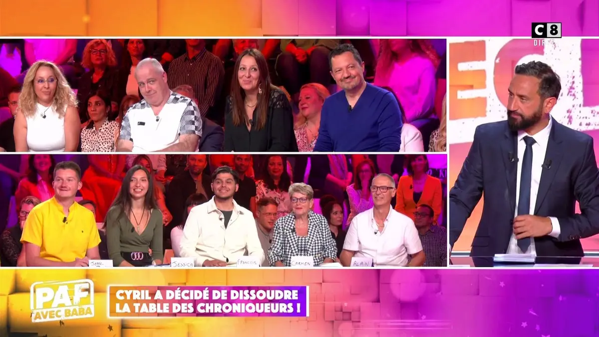 replay de Cyril Hanouna décide de dissoudre la table des chroniqueurs !