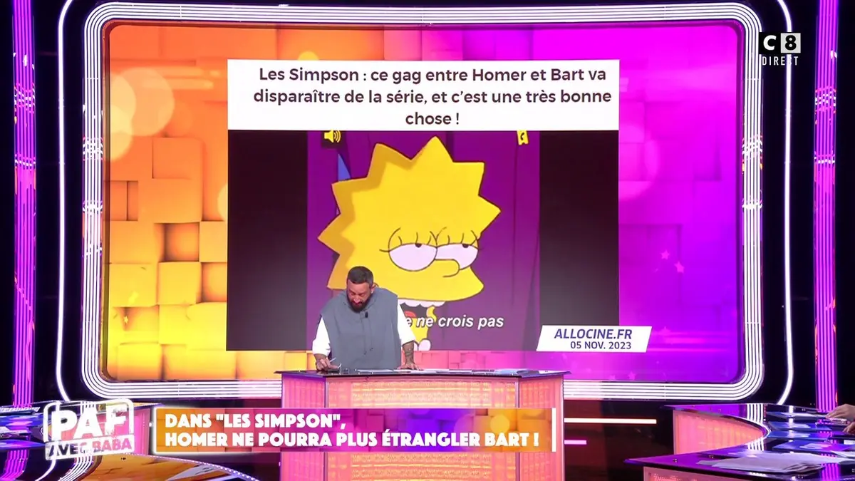 replay de Dans « Les Simpson » Homer ne pourra plus étrangler Bart !