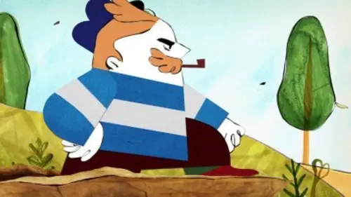 En sortant de l'école Dans un petit bateau