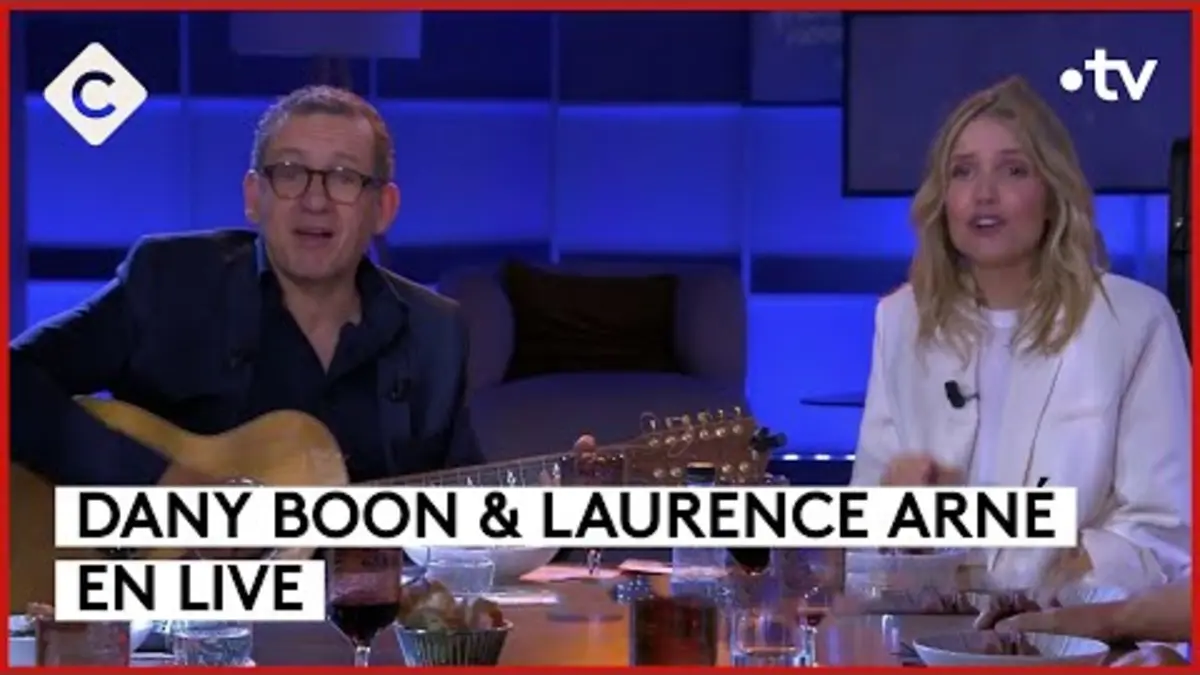 replay de Dany Boon & Laurence Arné - “Give a little bit” - Live - C à vous - 19/06/2024