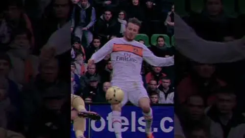 replay de David Beckham's signature touch #ligue1 #beckham #psg
