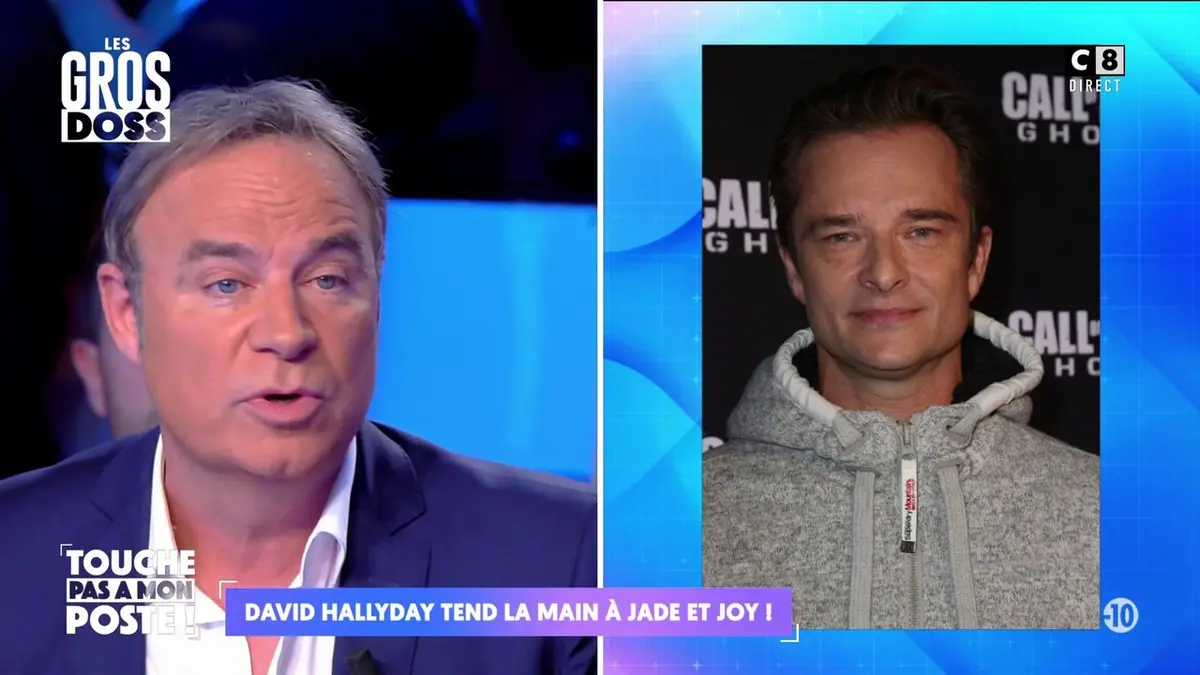 replay de David Hallyday tend la main à Jade et Joy