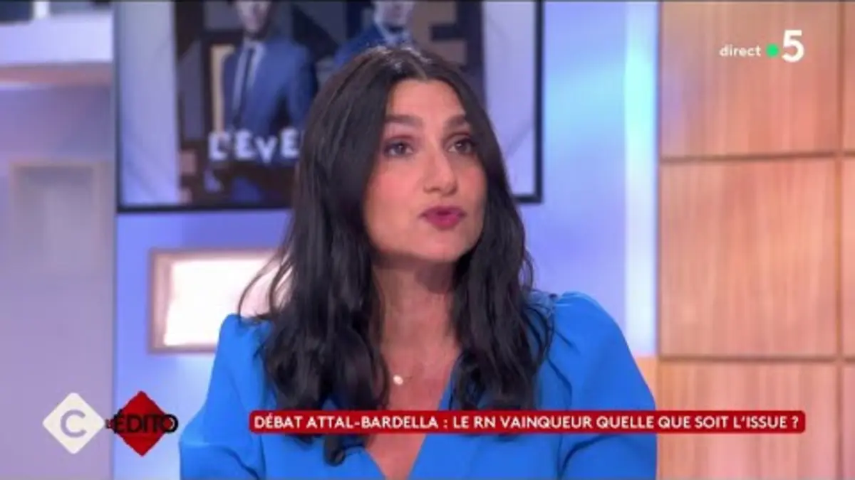 replay de Débat Attal-Bardella : l’enjeu caché - Anne Rosencher - C à vous - 23/05/2024