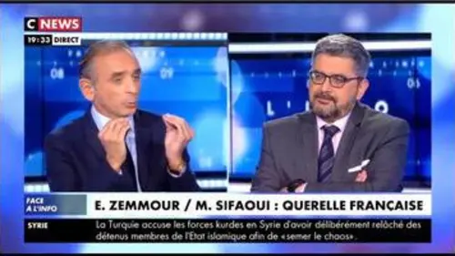 replay de Débat tendu Eric Zemmour VS Mohamed Sifaoui