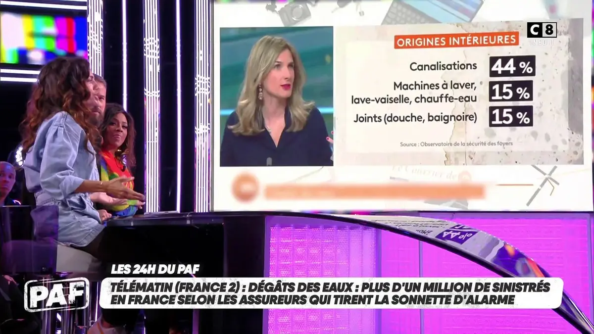 replay de Dégâts des eaux : plus d'1 million de sinistrés en France, selon les assureurs