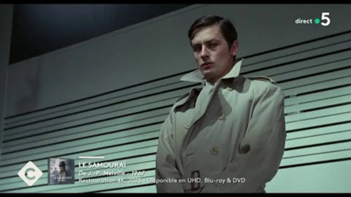 replay de Delon, Melville, une rencontre pour toujours - L’Oeil de Pierre - C à Vous - 06/12/2023