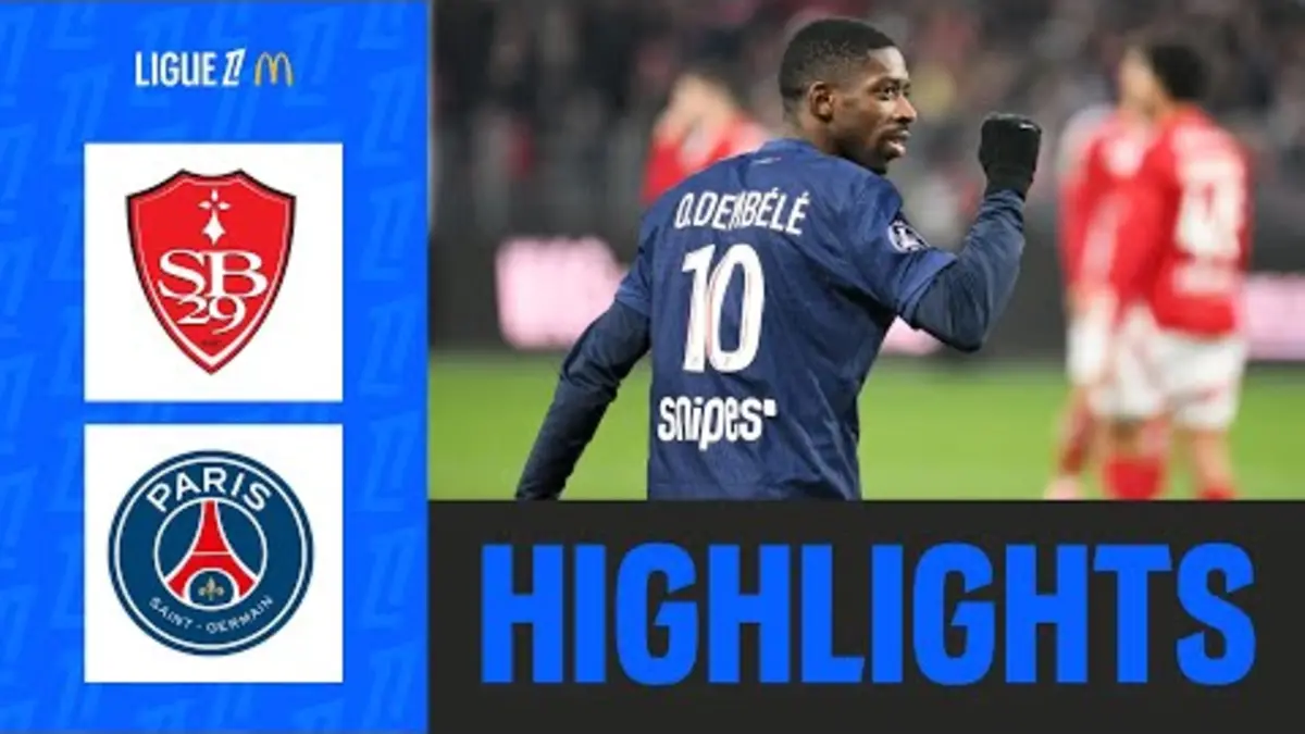 replay de Dembélé et Ramos EN FEU, le PSG S'IMPOSE à Brest | 20ème journée - Ligue 1 McDonald's 24/25