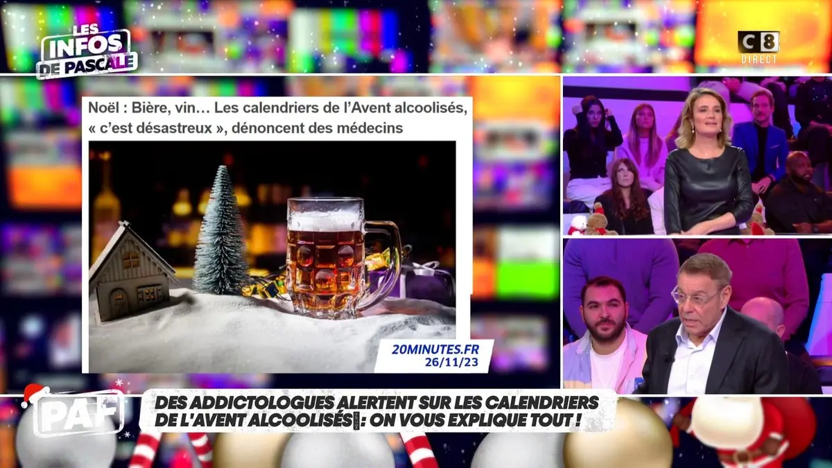 replay de Des addictologues alertent sur les calendriers de l'avent alcoolisés