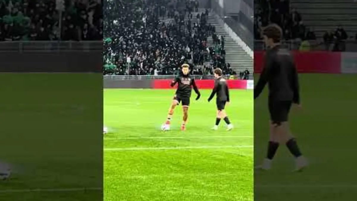 replay de Désiré Doué’s routine ✨?? #Ligue1 #Ligue1McDonalds #Footballedits #soccer #doué #skills #paris