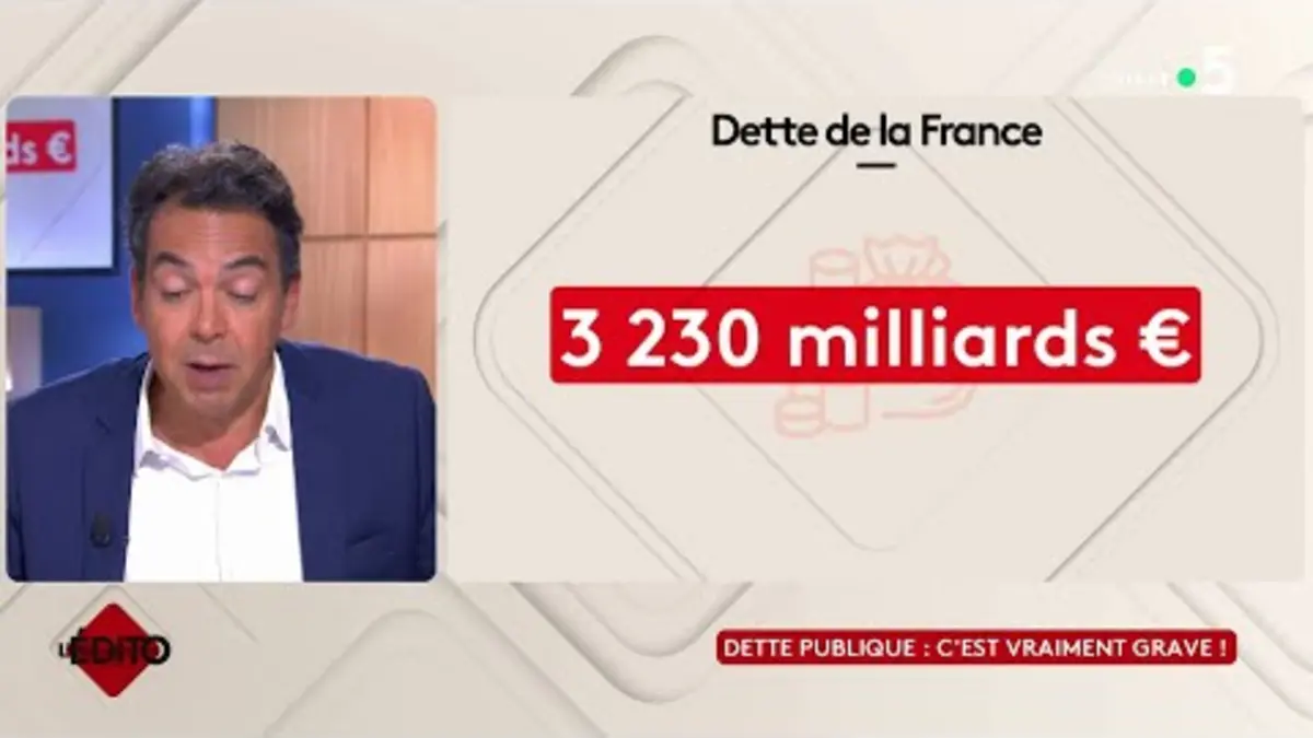 replay de Dette publique : c’est vraiment grave ! - L’édito de Patrick Cohen - C à vous - 27/09/2024